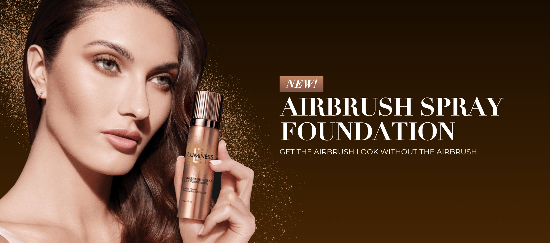 Get Even Tone using Airbrush Foundation Spray Luminess Cosmetics
